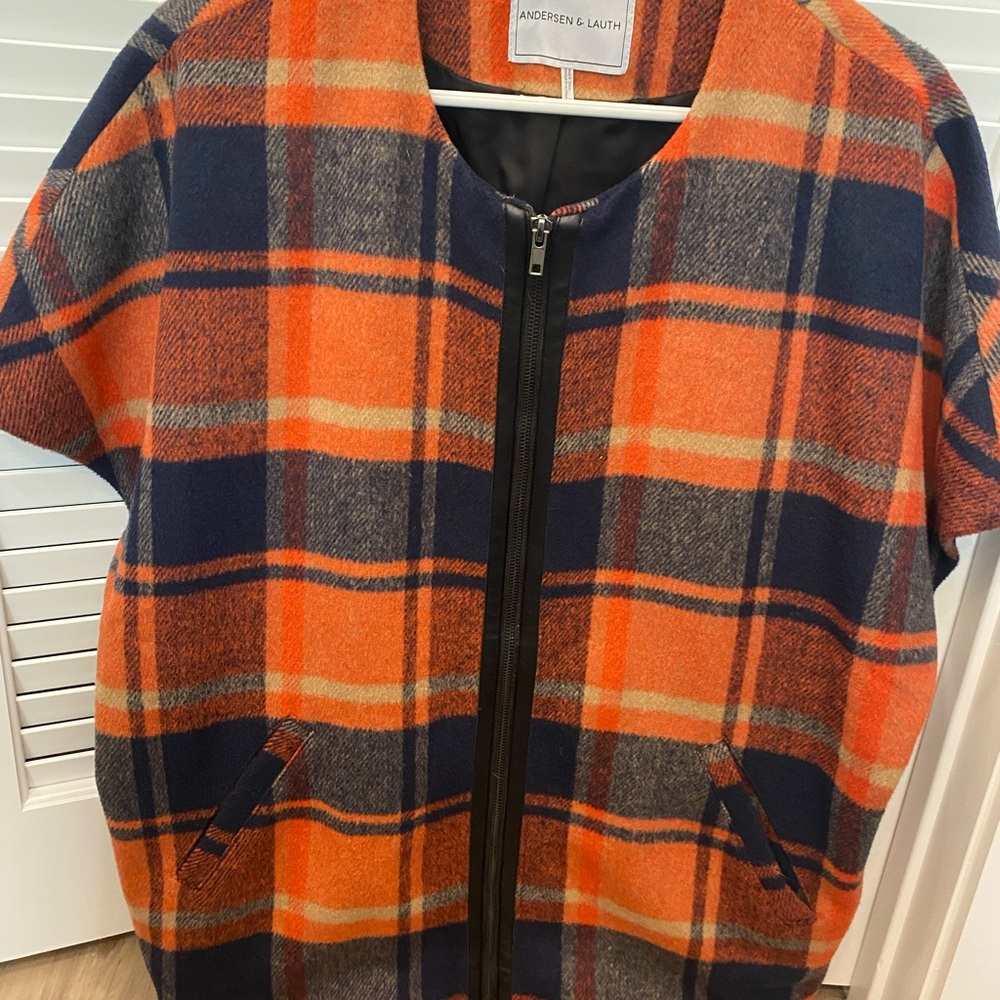 Anderson and Lauth brand by Anthropologie Plaid Jacket Vest
